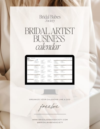 bbs_bridal_artist_business_calendar_updated_1, 5 Tips to Become a Successful Business Owner, bridal artist business calendar,