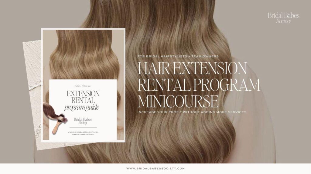 hair extension rental course